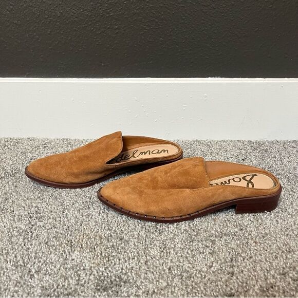 Sam Edelman Suede Studded Lewellyn Mules - Picture 5 of 13